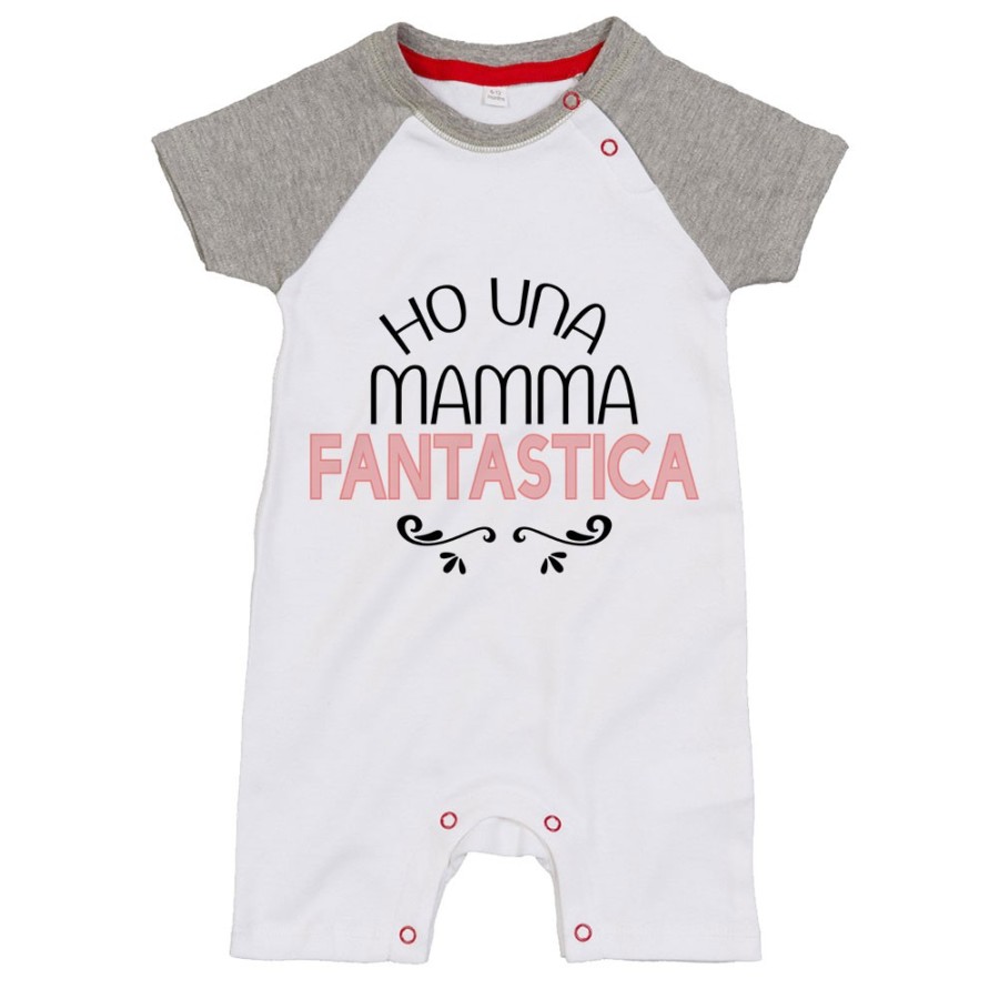 Pagliaccetto neonata ho una mamma fantastica Per la mamma