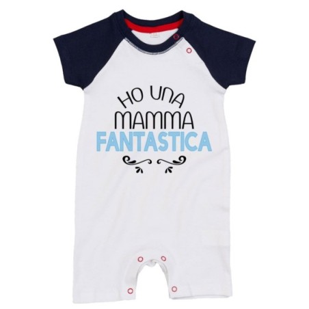 Pagliaccetto neonata ho una mamma fantastica Per la mamma
