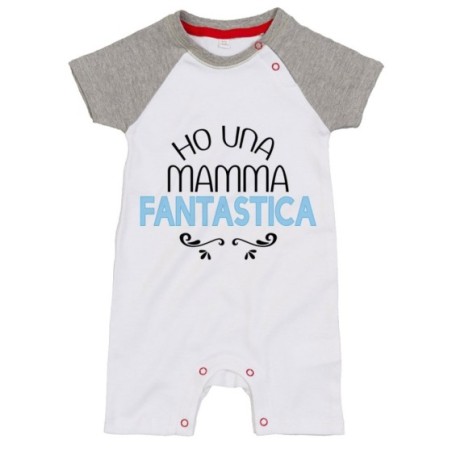 Pagliaccetto neonata ho una mamma fantastica Per la mamma