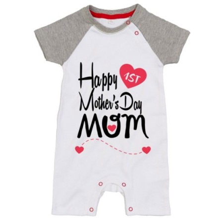 Pagliaccetto neonato happy first mother's day mommy Per la mamma