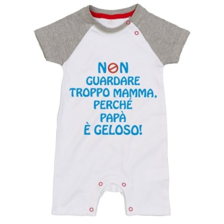 Pagliaccetto neonato non guardare troppo mamma perché...