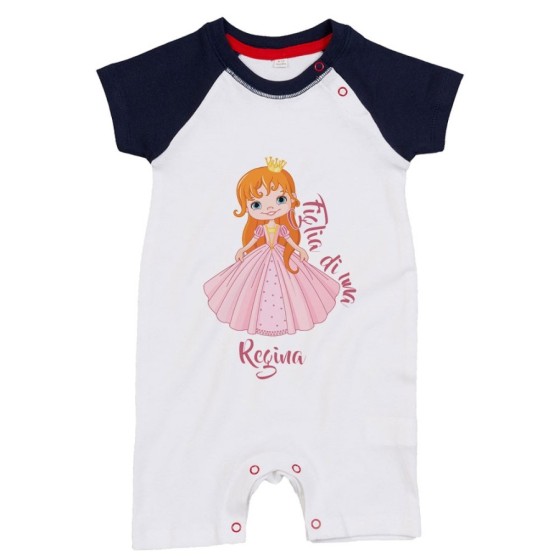 Pagliaccetto neonata figlia di una regina royal Per la mamma