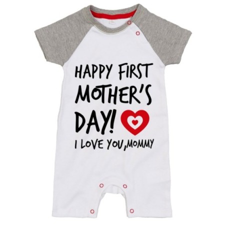 Pagliaccetto neonato happy first mother's day i love you...