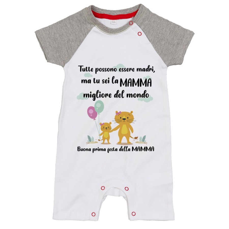 Pagliaccetto neonato tutte possono essere madri ma tu sei la migliore al mondo Per la mamma