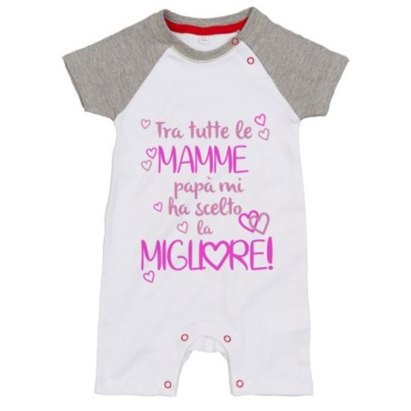 Pagliaccetto neonato tra tutte le mamme papà ha scelto la...