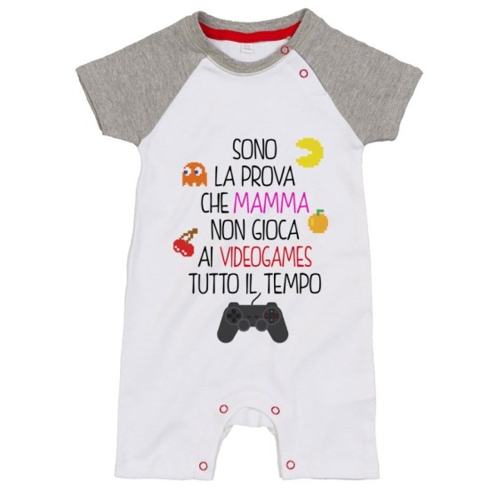 Pagliaccetto neonato sono la prova che mamma non gioca ai videogames tutto il tempo Per la mamma
