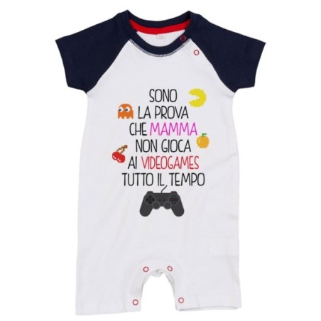 Pagliaccetto neonato sono la prova che mamma non gioca ai videogames tutto il tempo Per la mamma