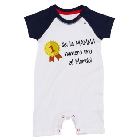 Pagliaccetto neonato sei la mamma numero uno al mondo