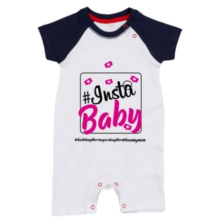 Pagliaccetto neonato insta baby i love my mom