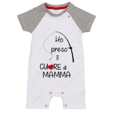 Pagliaccetto neonato ho preso il cuore di mamma Per la mamma