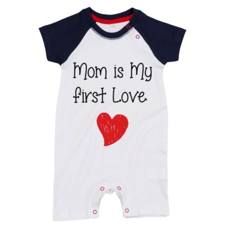Pagliaccetto neonato mom is my first love Per la mamma