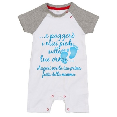 Pagliaccetto neonato e poggerò i miei piedi sulle tue...