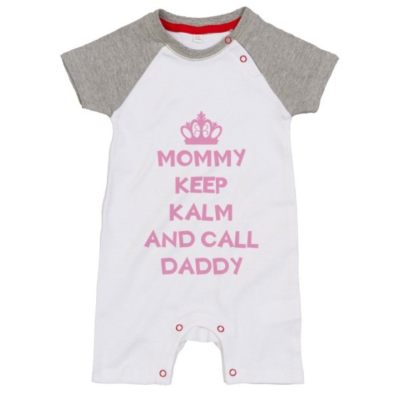 Pagliaccetto neonato mommy keep calm and call daddy Per la mamma