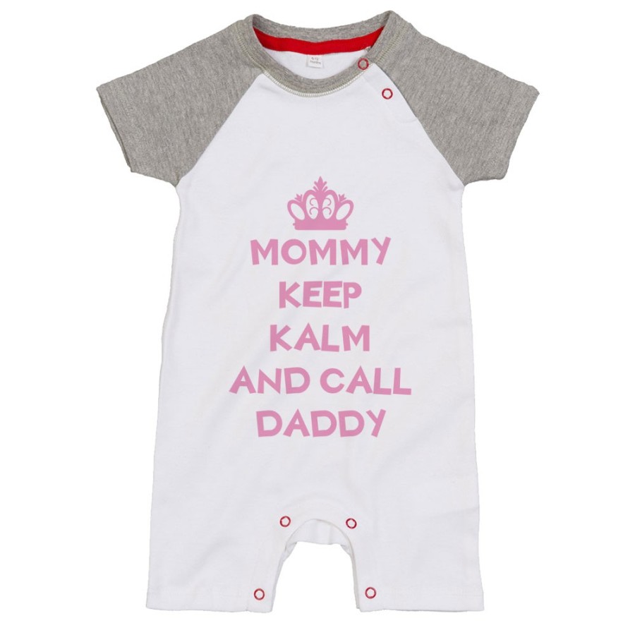 Pagliaccetto neonato mommy keep calm and call daddy Per la mamma