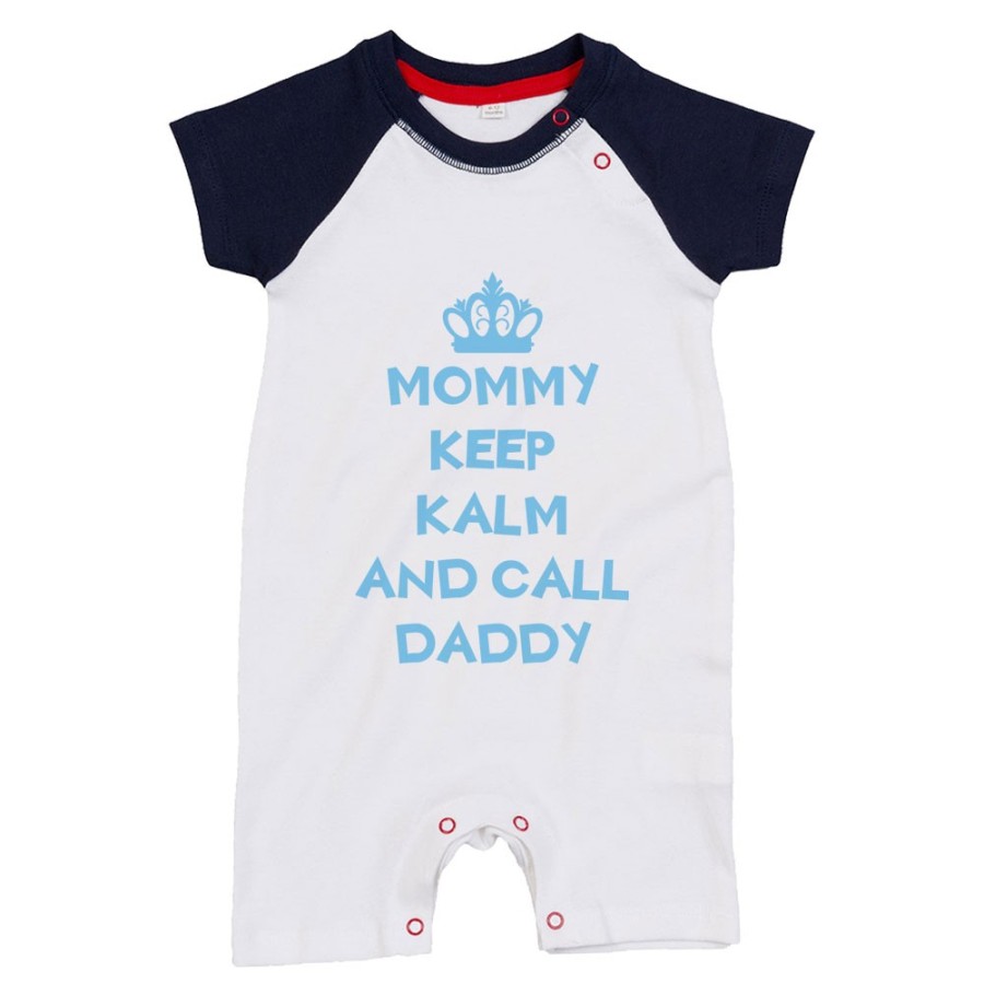 Pagliaccetto neonato mommy keep calm and call daddy Per la mamma