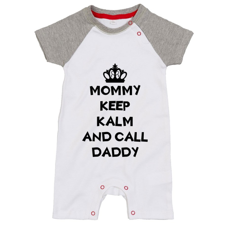 Pagliaccetto neonato mommy keep calm and call daddy Per la mamma