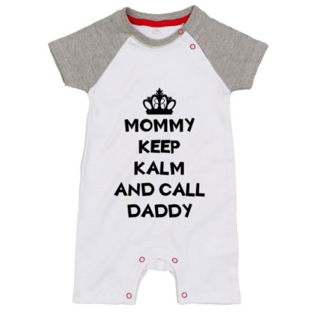 Pagliaccetto neonato mommy keep calm and call daddy Per la mamma