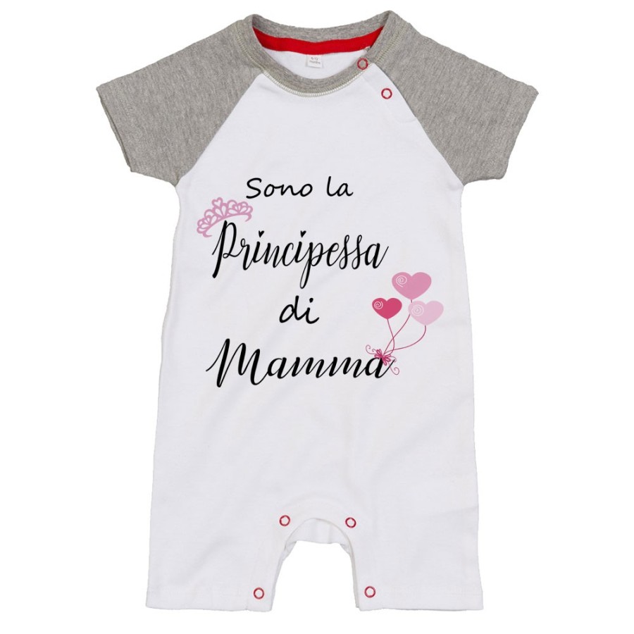 Pagliaccetto neonata sono la principessa di mamma Per la mamma