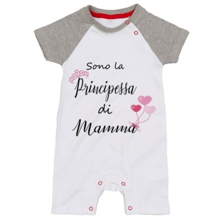 Pagliaccetto neonata sono la principessa di mamma Per la mamma