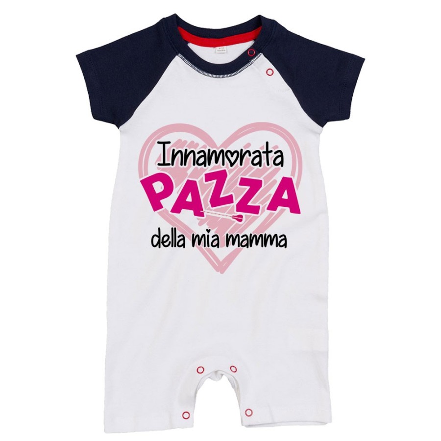 Pagliaccetto neonato innamorata pazza della mia mamma Per la mamma