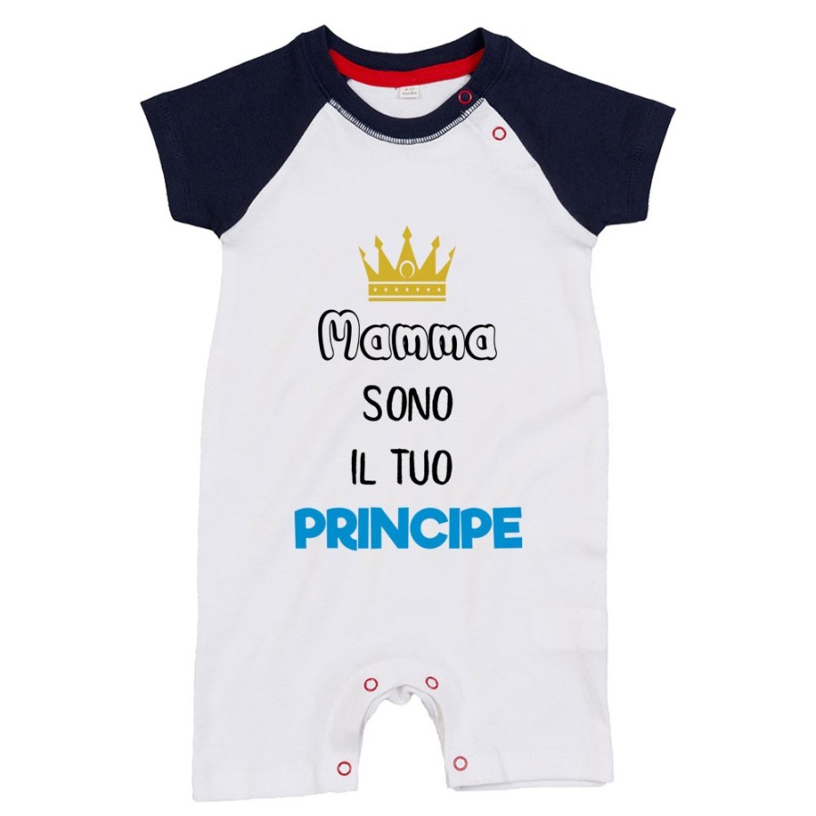 Pagliaccetto neonato mamma sono il tuo principe Per la mamma