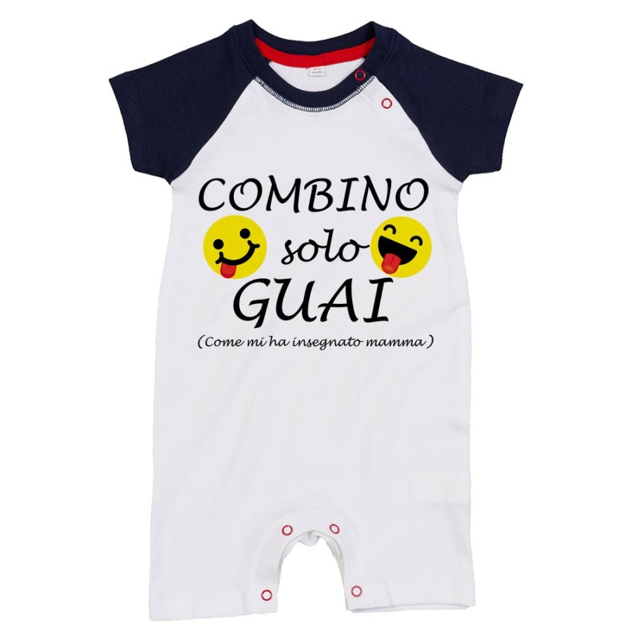 Pagliaccetto neonato combino solo guai come mi ha insegnato mamma Per la mamma