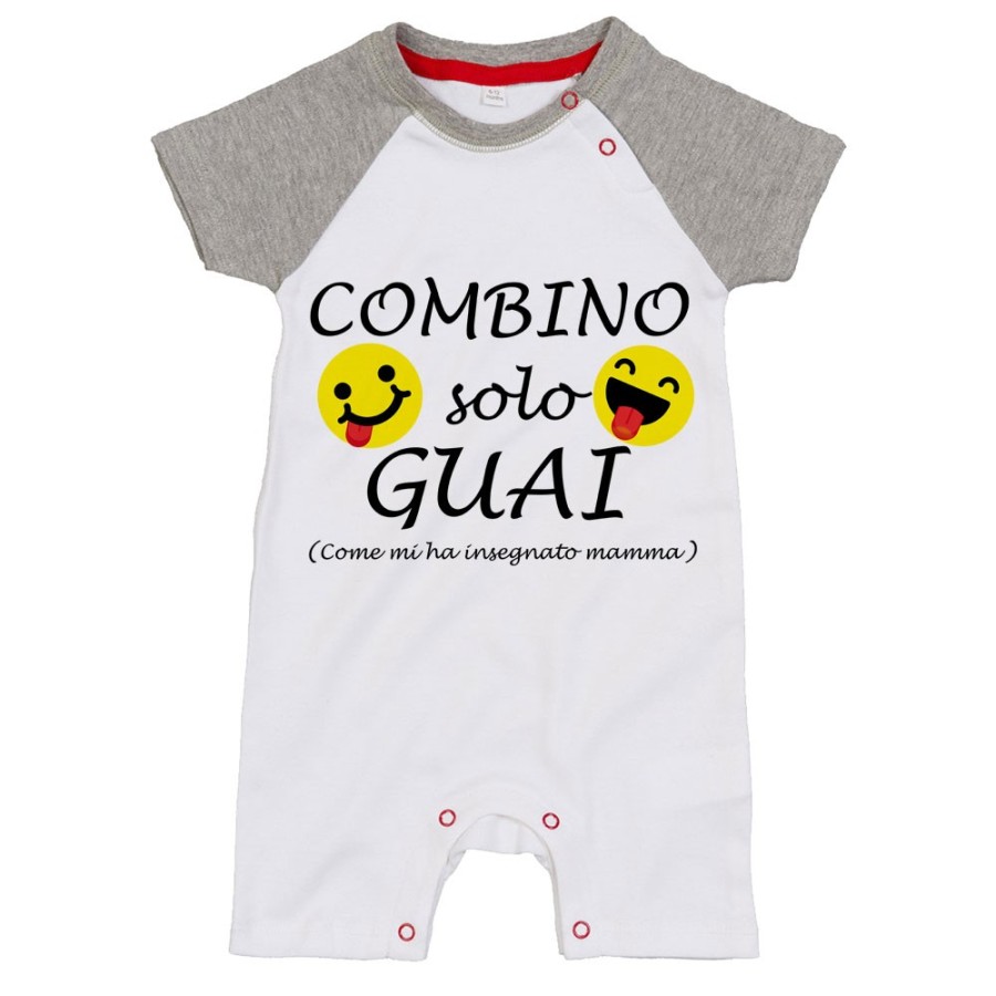 Pagliaccetto neonato combino solo guai come mi ha insegnato mamma Per la mamma