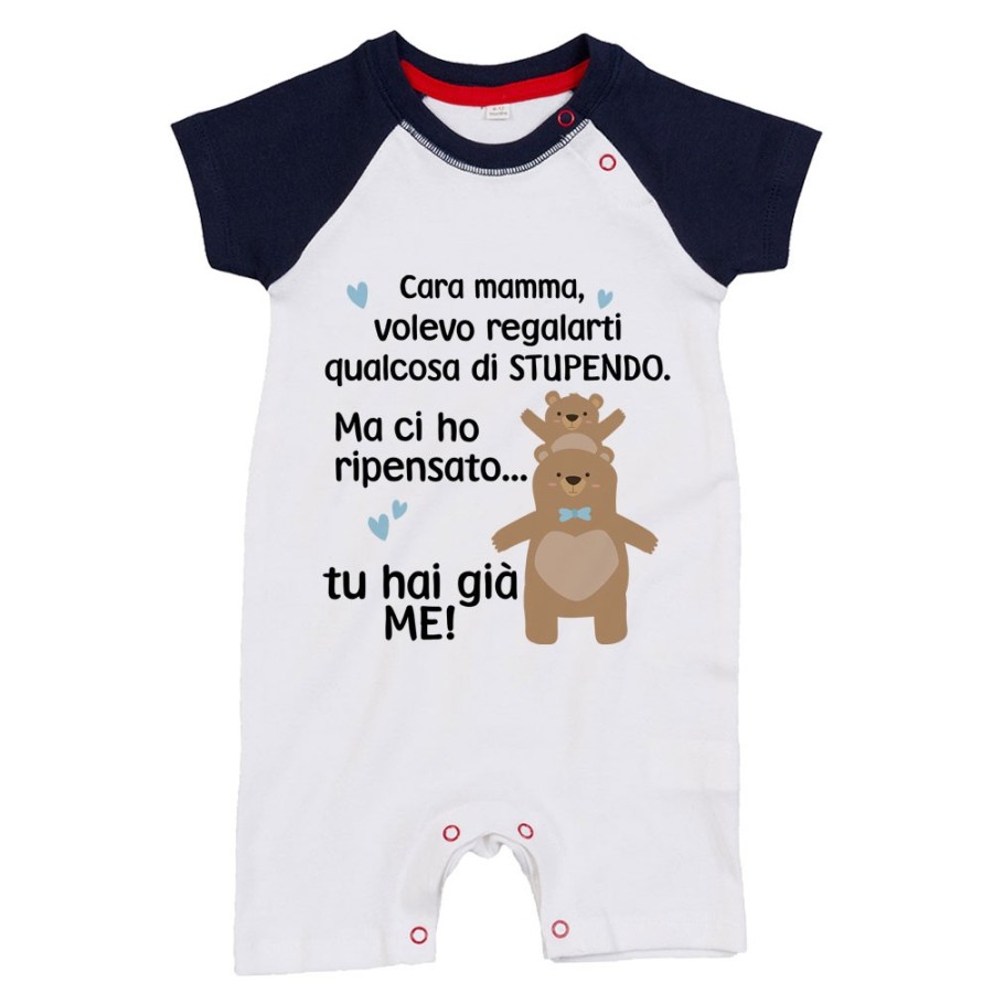 Pagliaccetto neonato mamma volevo regalarti qualcosa di stupendo ma tu hai già me Per la mamma