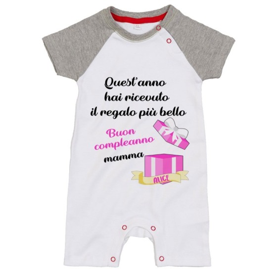 Pagliaccetto personalizzato con nome mamma quest'anno hai ricevuto il regalo di compleanno più bello Per la mamma
