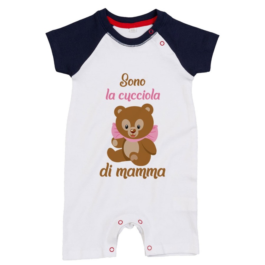 Pagliaccetto neonata sono la cucciola di mamma Per la mamma