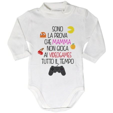 Body lupetto neonato sono la prova che mamma non gioca ai...