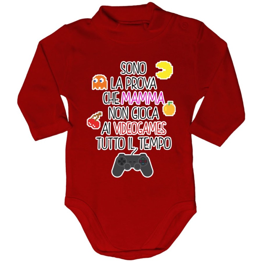 Body lupetto neonato sono la prova che mamma non gioca ai videogames tutto il tempo Per la mamma