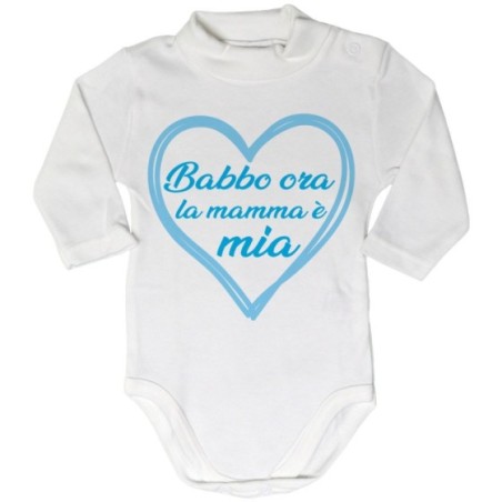 Body lupetto neonato mamma ora babbo è mio Per la mamma