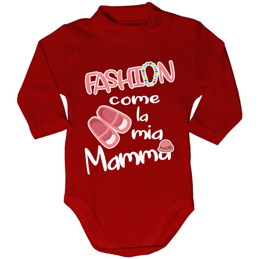 Body lupetto neonata fashion come la mia mamma Per la mamma
