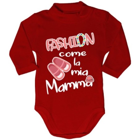 Body lupetto neonata fashion come la mia mamma Per la mamma