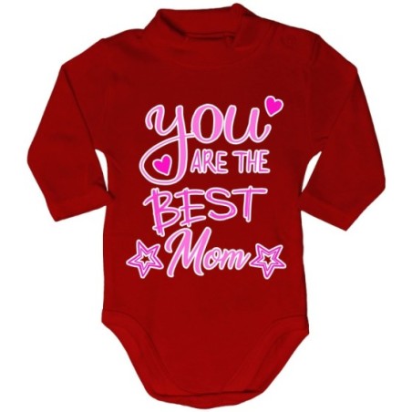 Body lupetto neonato you are the best mom star Per la mamma
