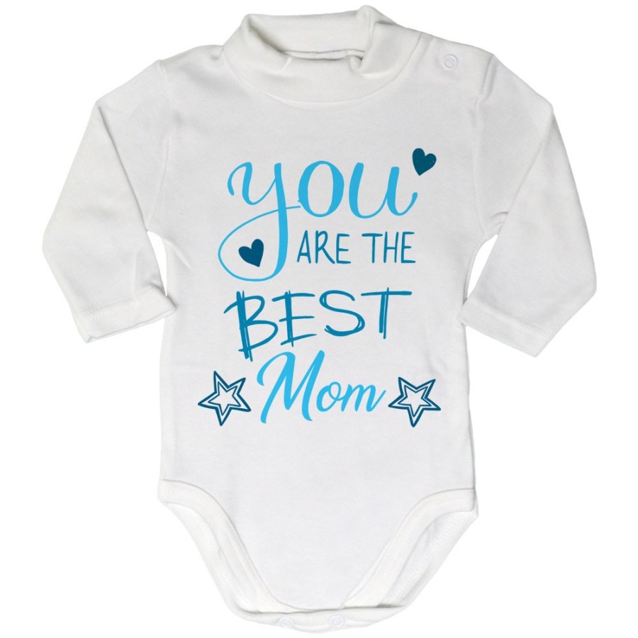Body lupetto neonato you are the best mom star Per la mamma