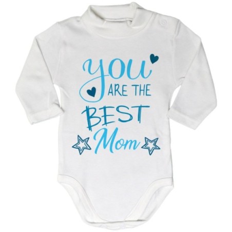 Body lupetto neonato you are the best mom star Per la mamma