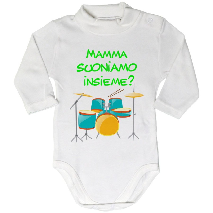 Body lupetto neonato mamma suoniamo insieme Per la mamma