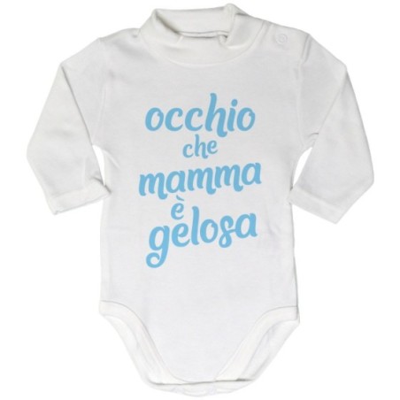 Body lupetto neonato occhio che mamma è gelosa