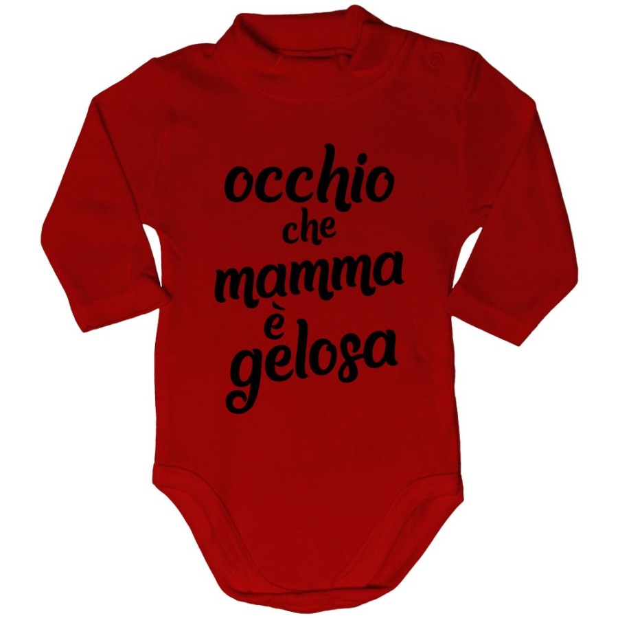 Body lupetto neonato occhio che mamma è gelosa Per la mamma