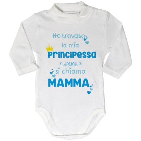 Body lupetto neonato ho trovato la mia principessa si...