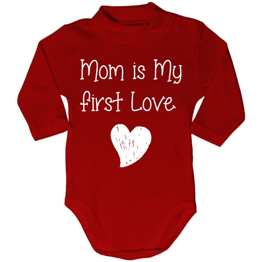 Body lupetto neonato mom is my first love Per la mamma