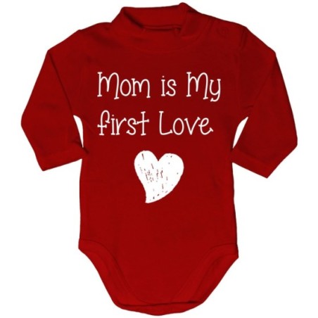 Body lupetto neonato mom is my first love Per la mamma