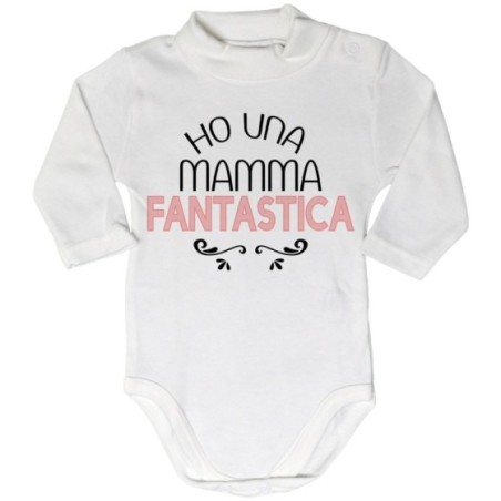Body lupetto neonata ho una mamma fantastica