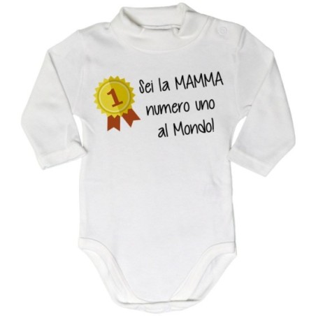 Body lupetto neonato sei la mamma numero uno al mondo