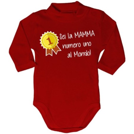 Body lupetto neonato sei la mamma numero uno al mondo Per la mamma