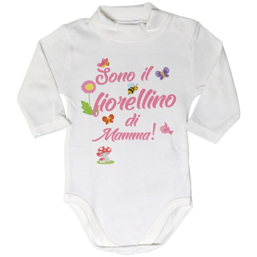 Body lupetto neonato sono il fiorellino di mamma Per la mamma