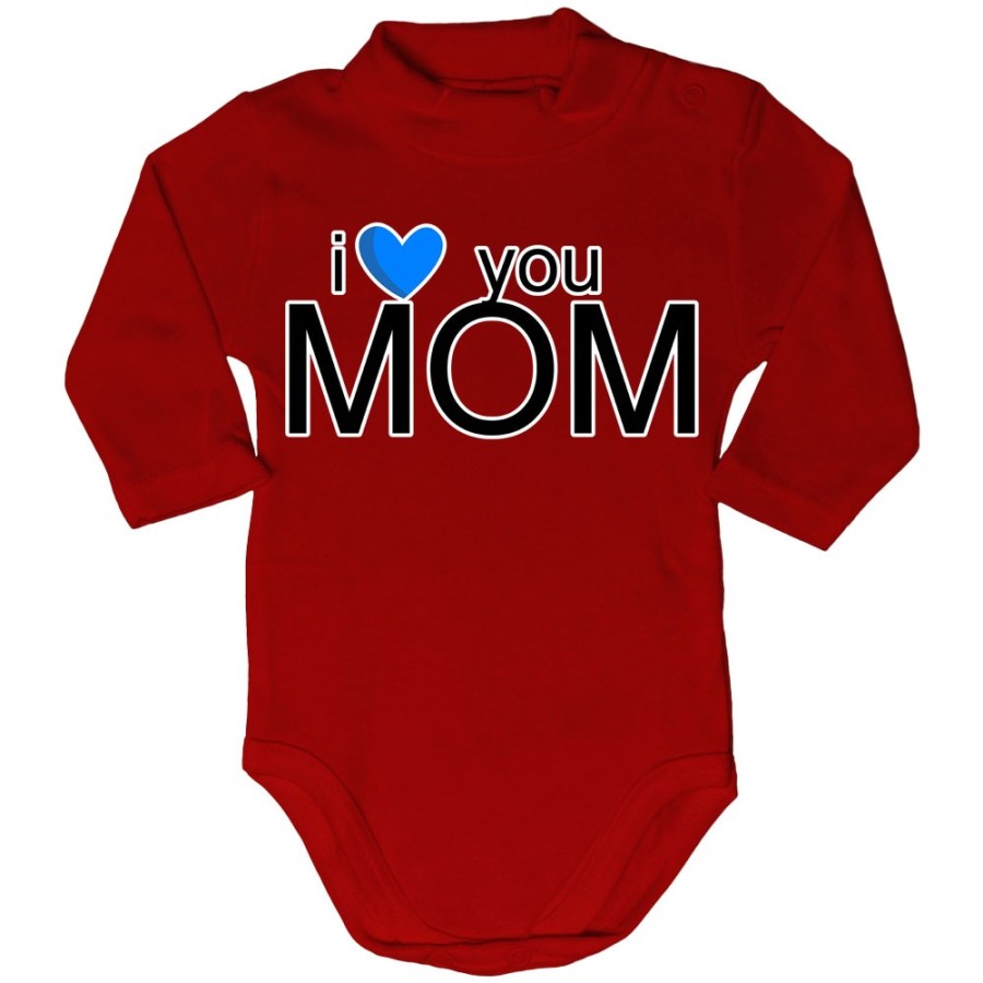 Body lupetto neonato i love you mom Per la mamma