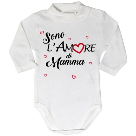Body lupetto neonato sono l'amore di mamma Per la mamma